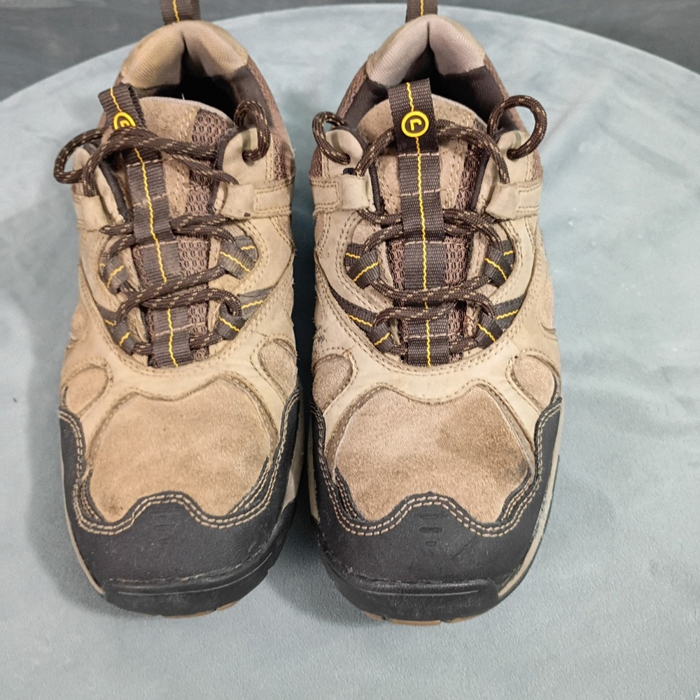 Rockport XCS Mens Hiking Shoes Tan Brown Leather Trail Walking K54277 8.5 M